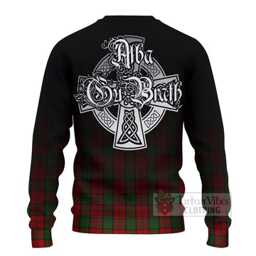 Dunbar Tartan Ugly Sweater Featuring Alba Gu Brath Family Crest Celtic Inspired