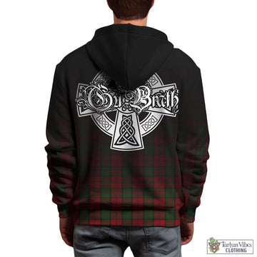 Dunbar Tartan Hoodie Featuring Alba Gu Brath Family Crest Celtic Inspired