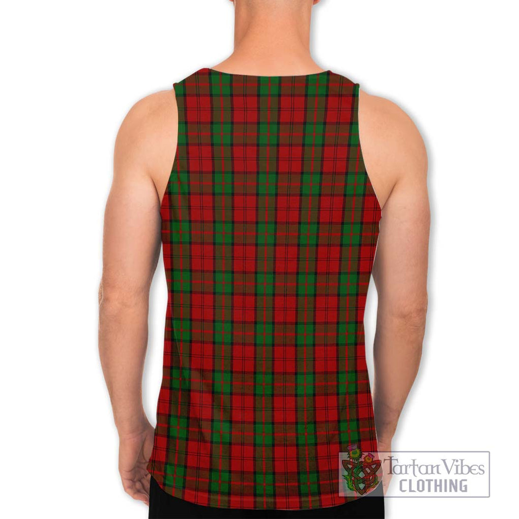 Dunbar Tartan Men's Tank Top with Family Crest DNA In Me Style - Tartanvibesclothing Shop