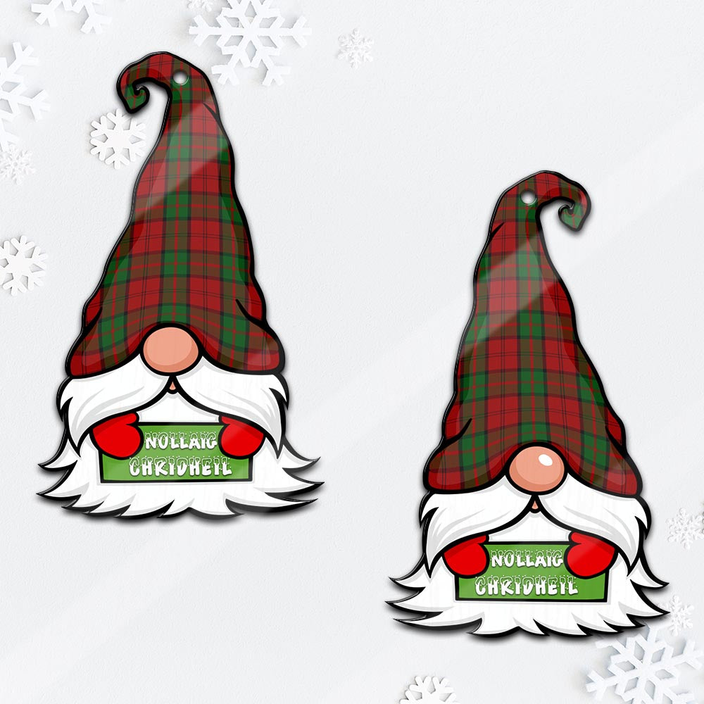 Dunbar Gnome Christmas Ornament with His Tartan Christmas Hat - Tartan Vibes Clothing