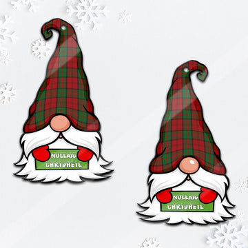 Dunbar Gnome Christmas Ornament with His Tartan Christmas Hat