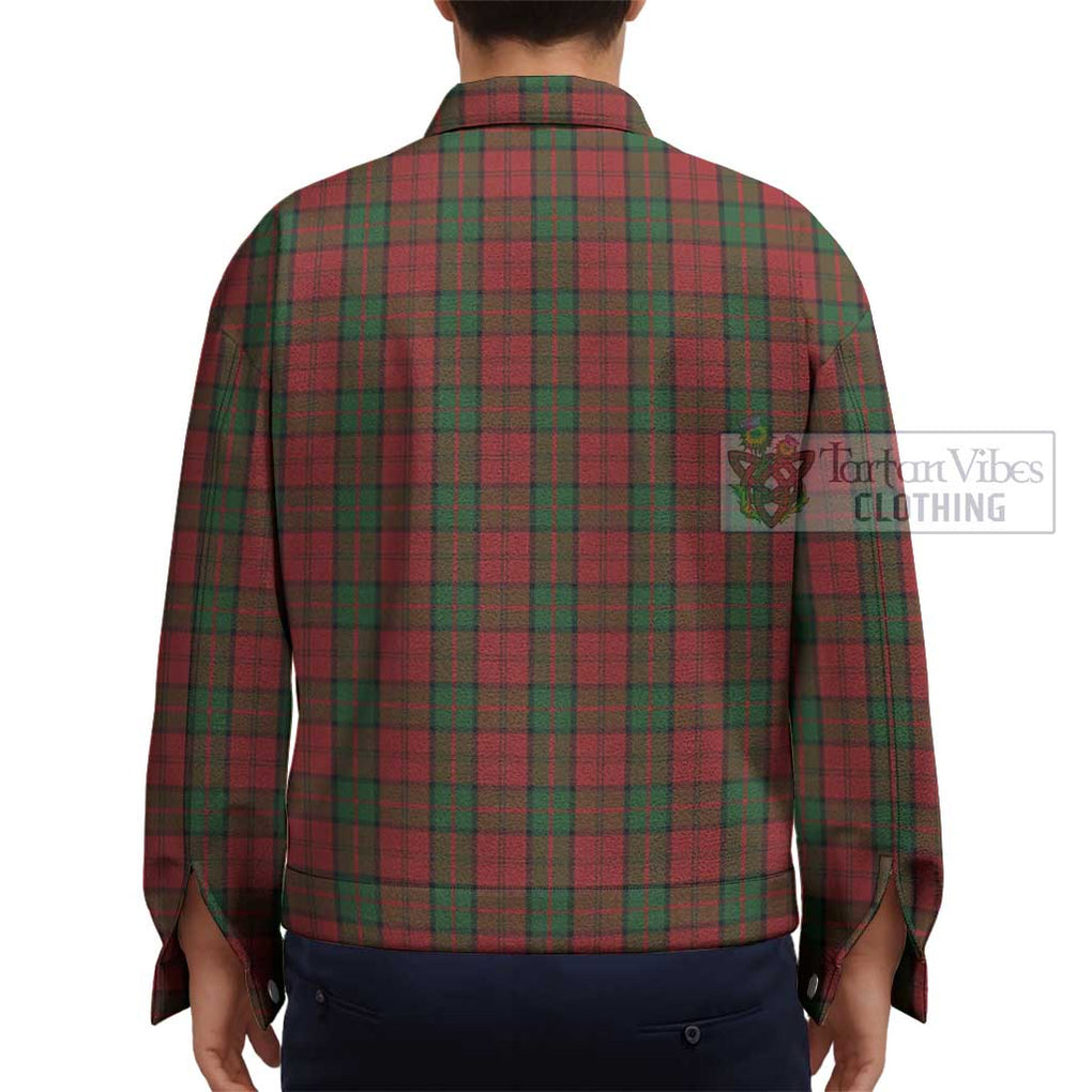 Dunbar Tartan Unisex Lapel Cotton Jacket - Tartan Vibes Clothing