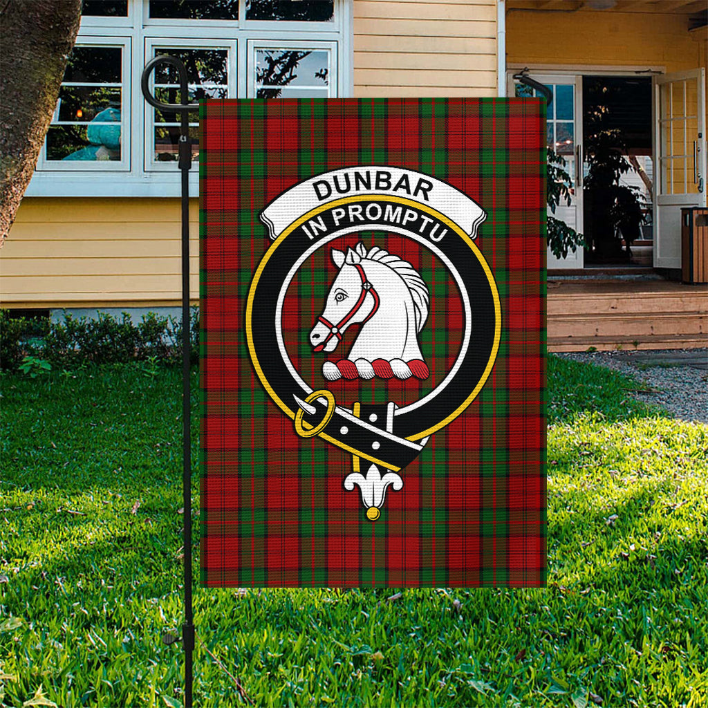 Dunbar Tartan Flag with Family Crest - Tartan Vibes Clothing