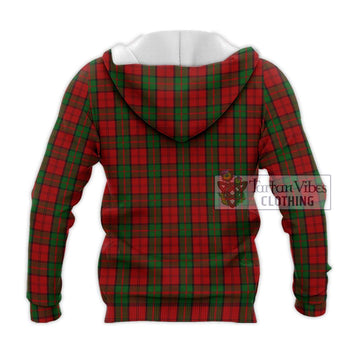 Dunbar Tartan Knitted Hoodie with Family Crest DNA In Me Style