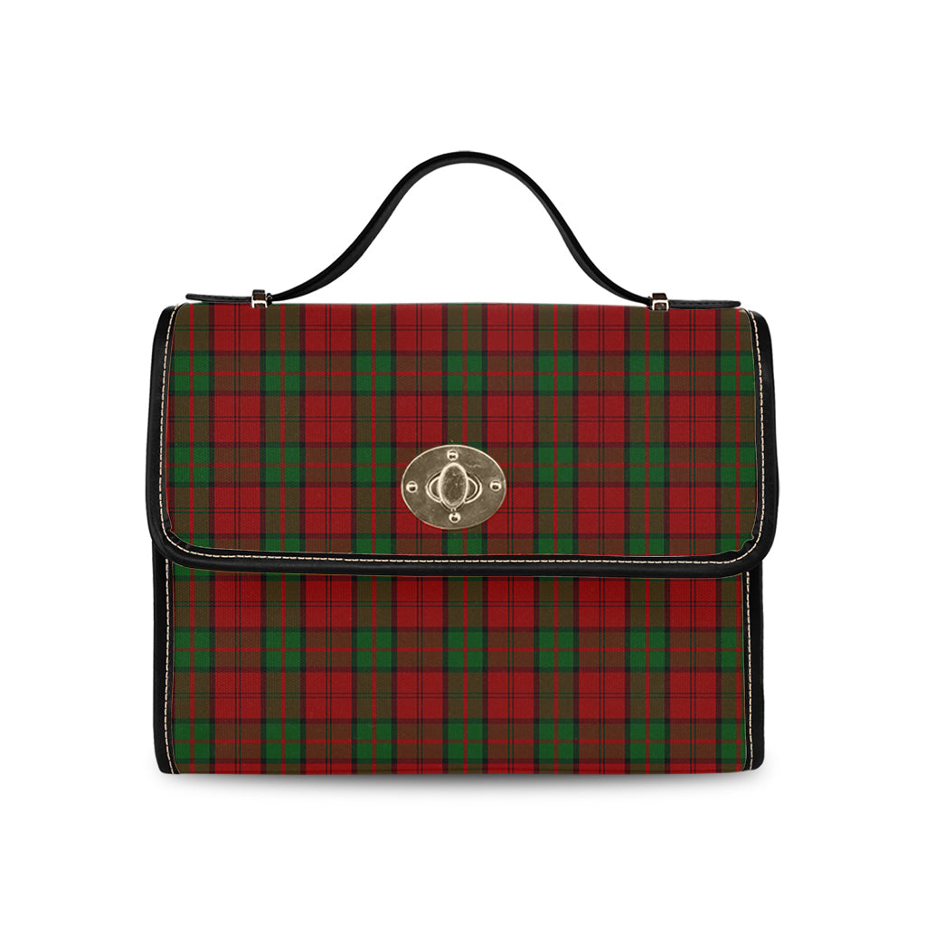 dunbar-tartan-leather-strap-waterproof-canvas-bag