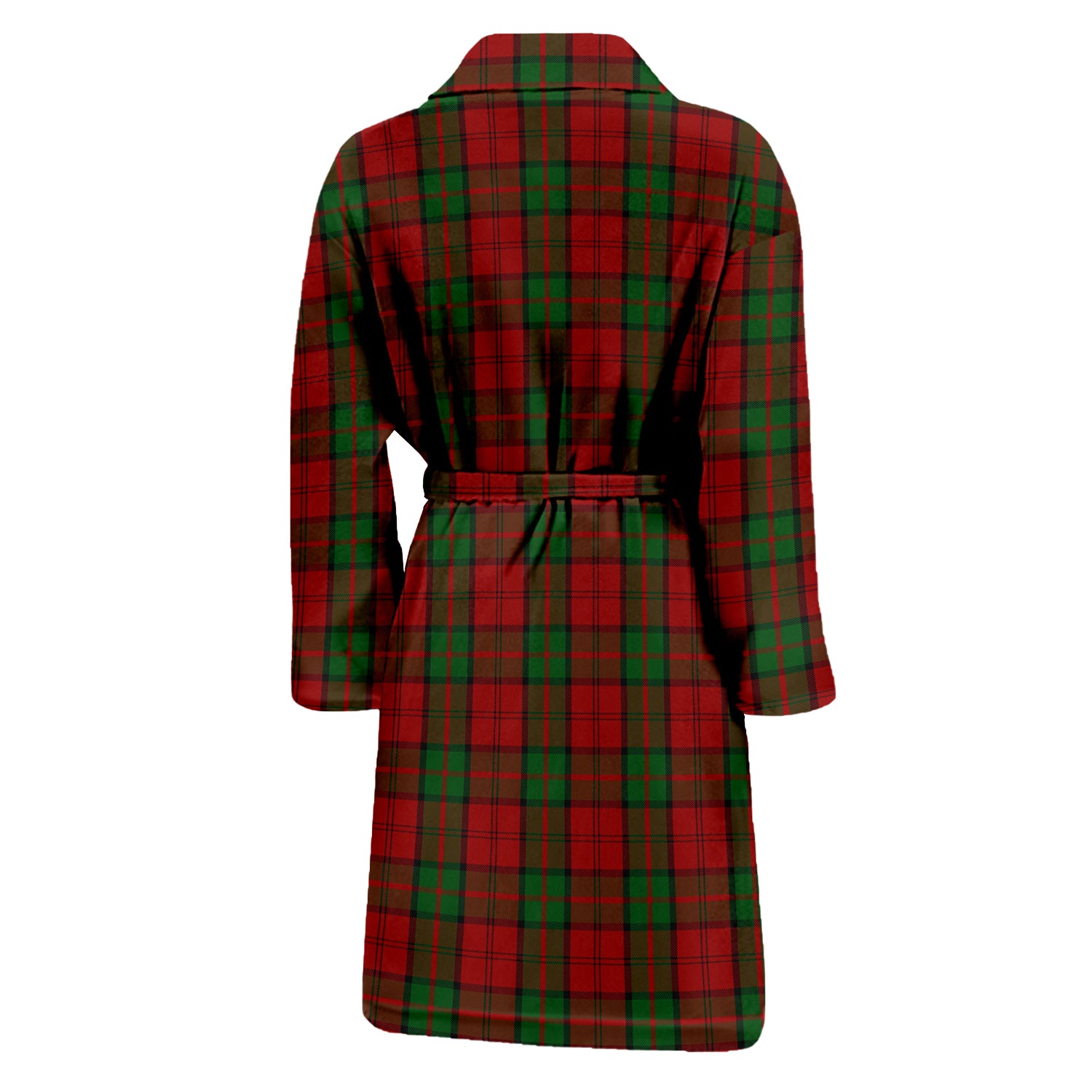 Dunbar Tartan Bathrobe with Family Crest - Tartan Vibes Clothing