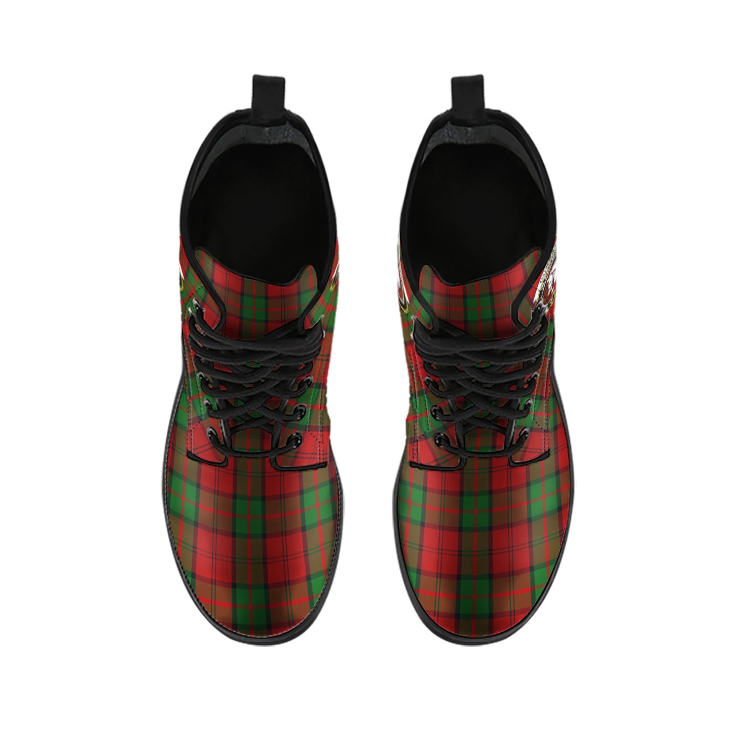 dunbar-tartan-leather-boots-with-family-crest