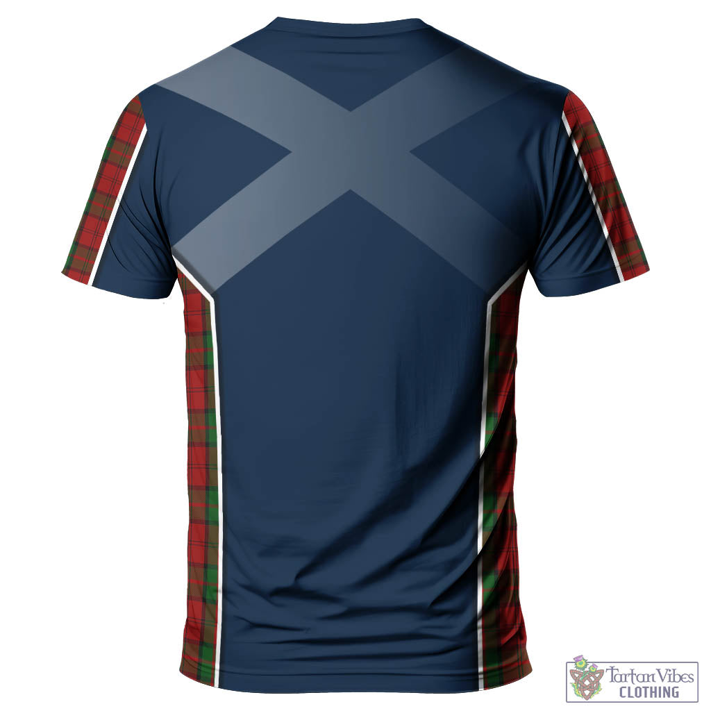 Tartan Vibes Clothing Dunbar Tartan T-Shirt with Family Crest and Lion Rampant Vibes Sport Style