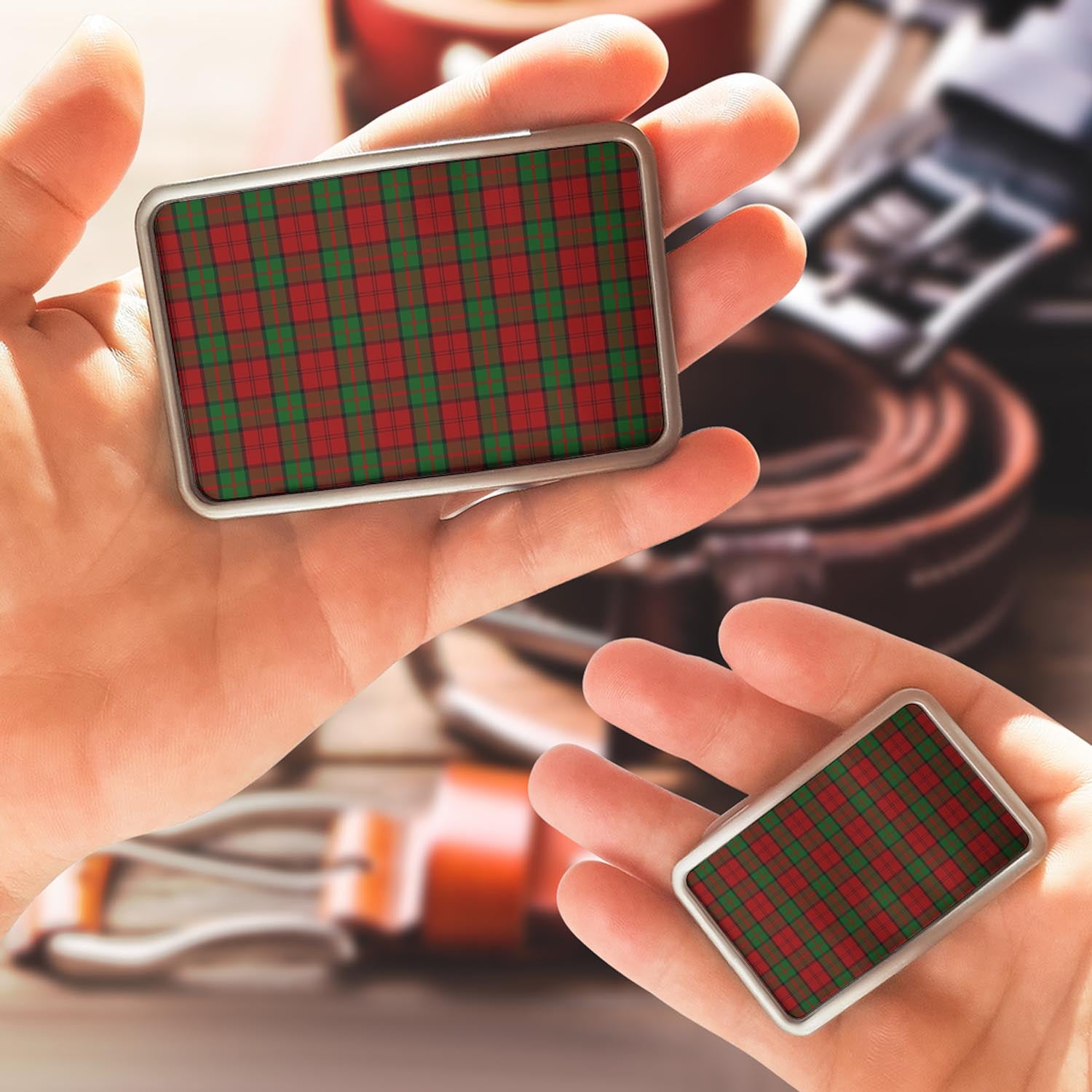 Dunbar Tartan Belt Buckles - Tartan Vibes Clothing