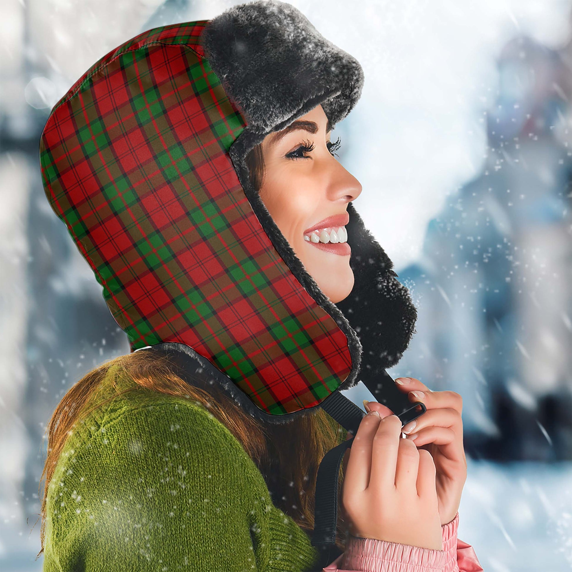 Dunbar Tartan Winter Trapper Hat - Tartanvibesclothing