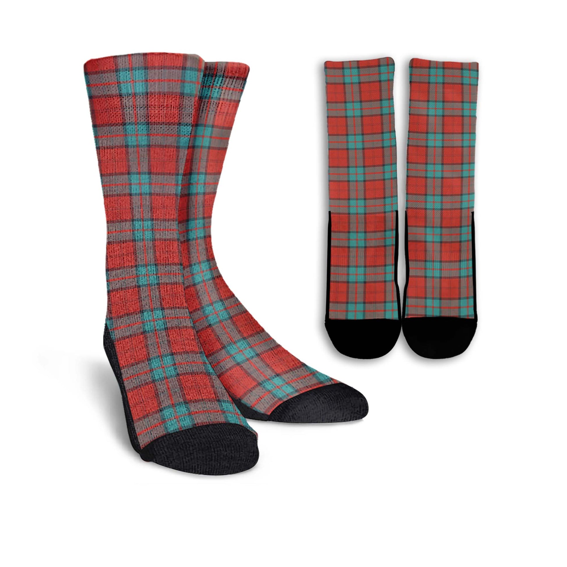 Dunbar Ancient Tartan Crew Socks - Tartanvibesclothing