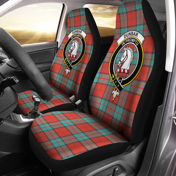 Dunbar Ancient Tartan Car Seat Cover with Family Crest