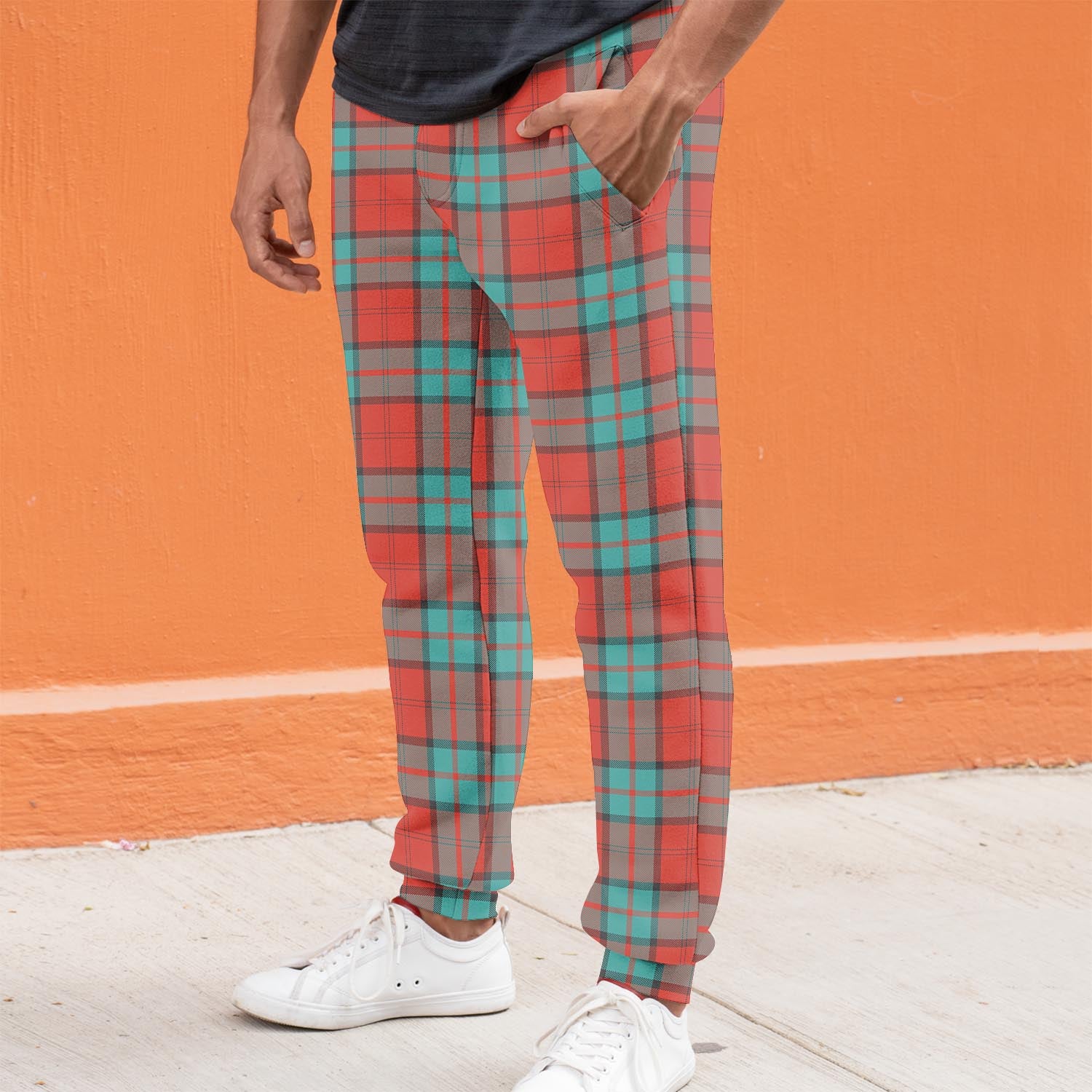 Dunbar Ancient Tartan Joggers Pants S - Tartan Vibes Clothing