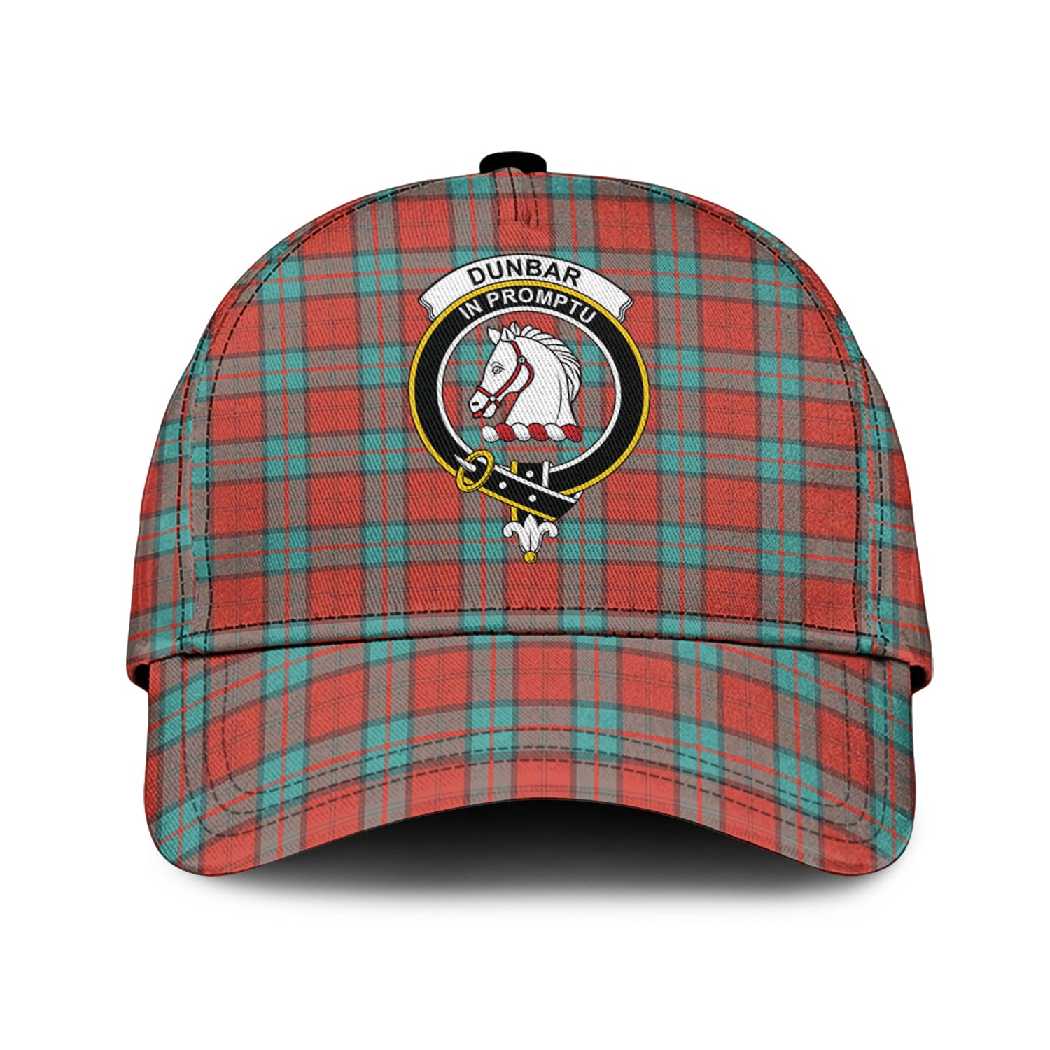 Dunbar Ancient Tartan Classic Cap with Family Crest Classic Cap Universal Fit - Tartan Vibes Clothing