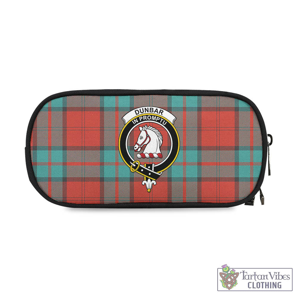 Tartan Vibes Clothing Dunbar Ancient Tartan Pen and Pencil Case with Family Crest