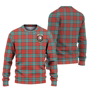 Dunbar Ancient Tartan Ugly Sweater with Family Crest