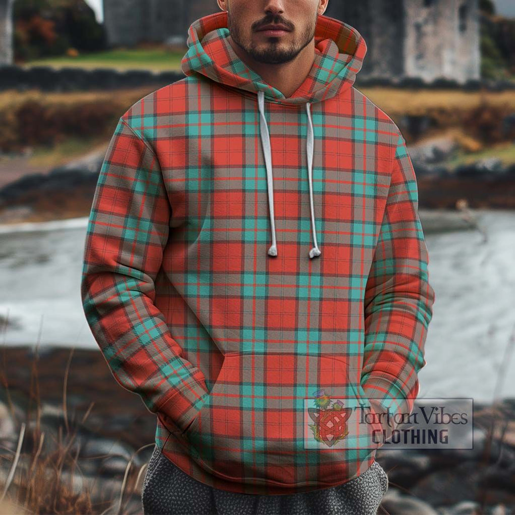 Dunbar Ancient Tartan Cotton Hoodie Pullover Hoodie XS - Tartan Vibes Clothing