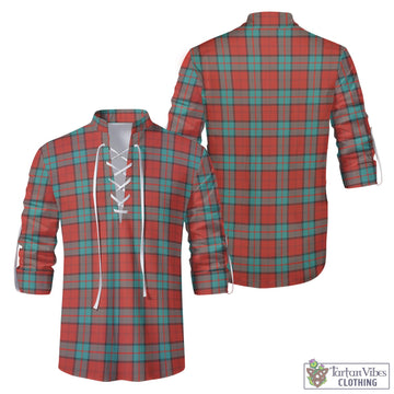 Dunbar Ancient Tartan Men's Scottish Traditional Jacobite Ghillie Kilt Shirt