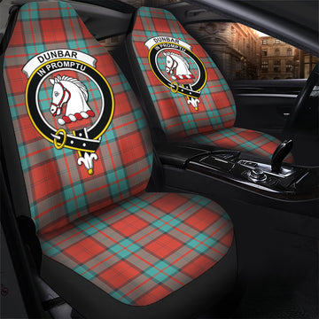 Dunbar Ancient Tartan Car Seat Cover with Family Crest