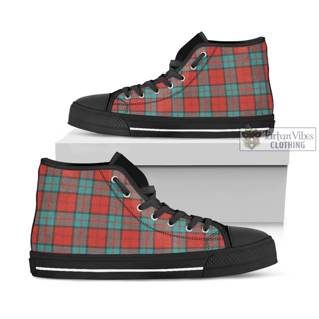 Tartan Vibes Clothing Dunbar Ancient Tartan High Top Shoes