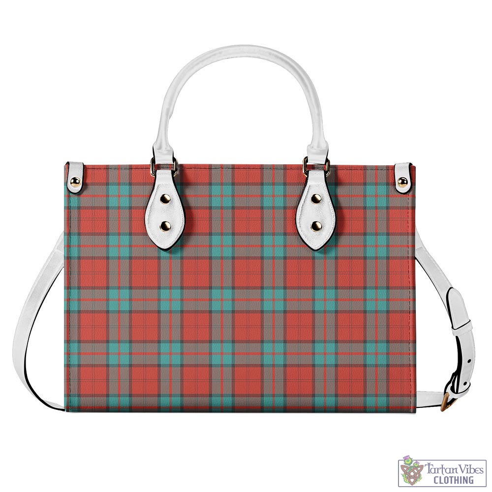 Tartan Vibes Clothing Dunbar Ancient Tartan Luxury Leather Handbags