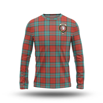 Dunbar Ancient Tartan Long Sleeve T-Shirt with Family Crest