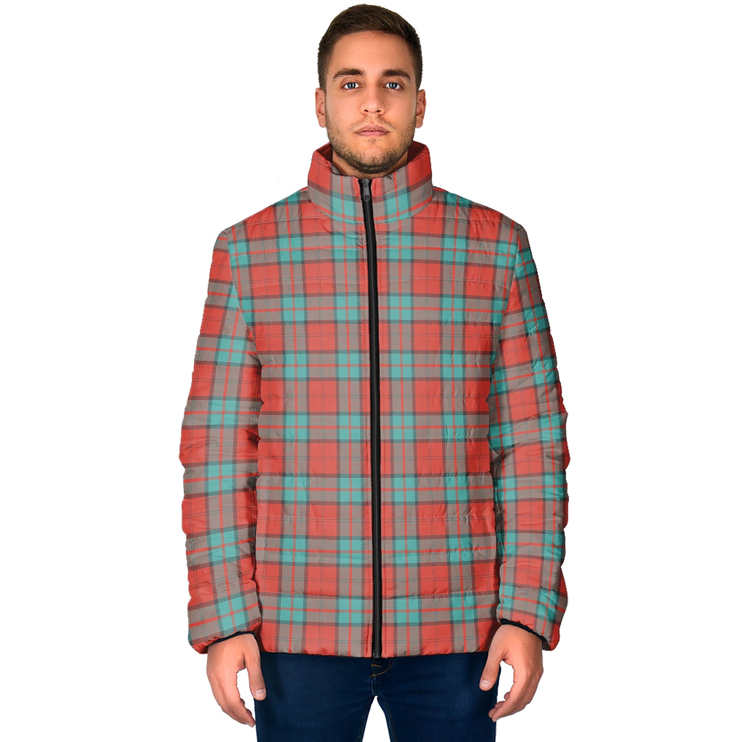 Dunbar Ancient Tartan Padded Jacket - Tartan Vibes Clothing