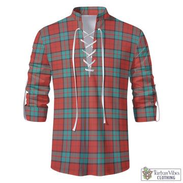 Dunbar Ancient Tartan Men's Scottish Traditional Jacobite Ghillie Kilt Shirt