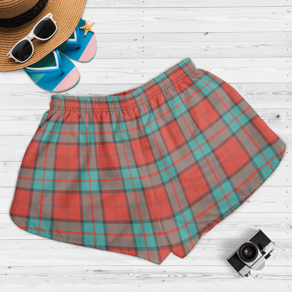 dunbar-ancient-tartan-womens-shorts-with-family-crest