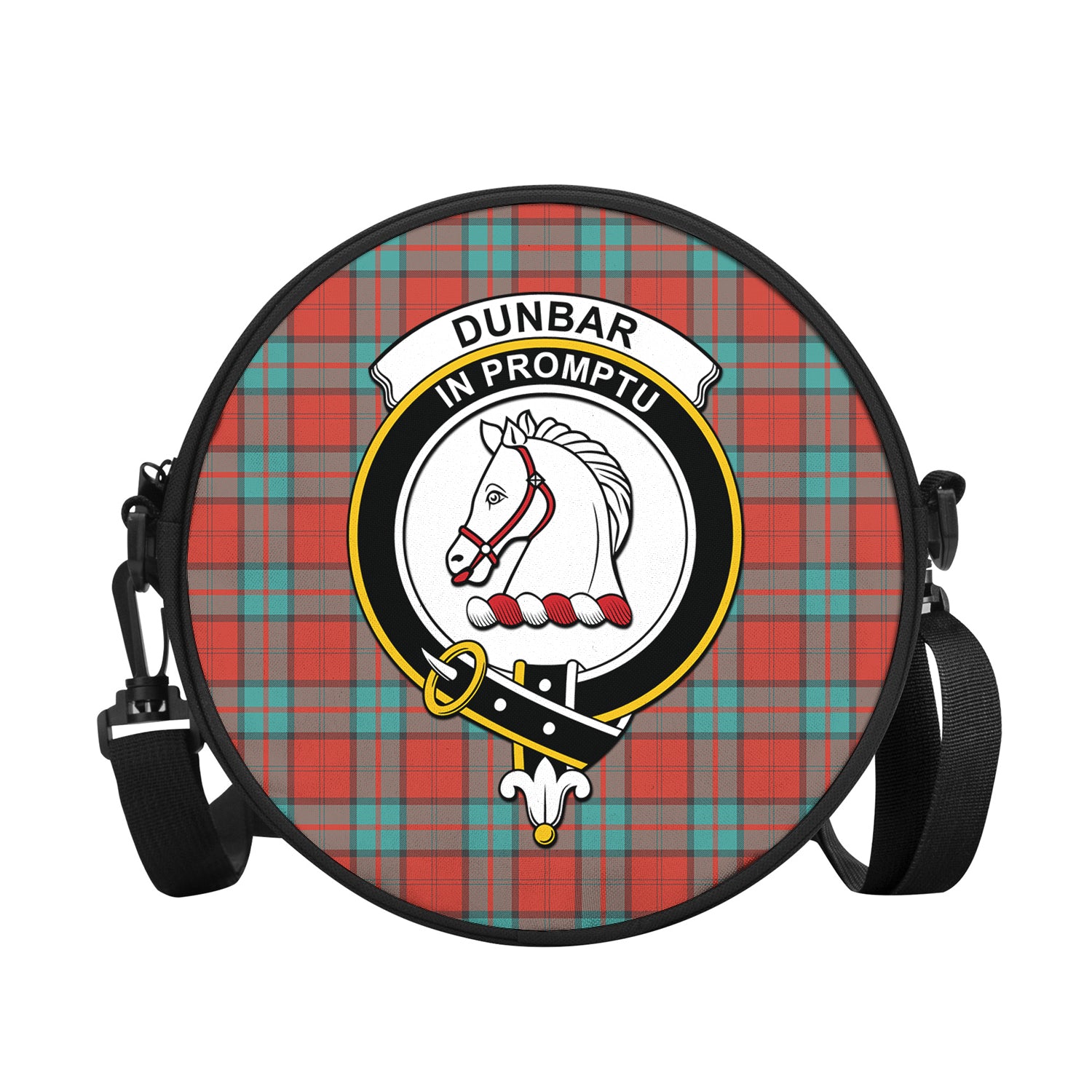 dunbar-ancient-tartan-round-satchel-bags-with-family-crest