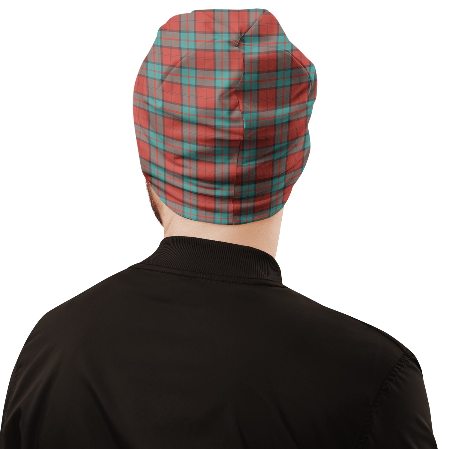 Dunbar Ancient Tartan Beanies Hat with Family Crest - Tartan Vibes Clothing