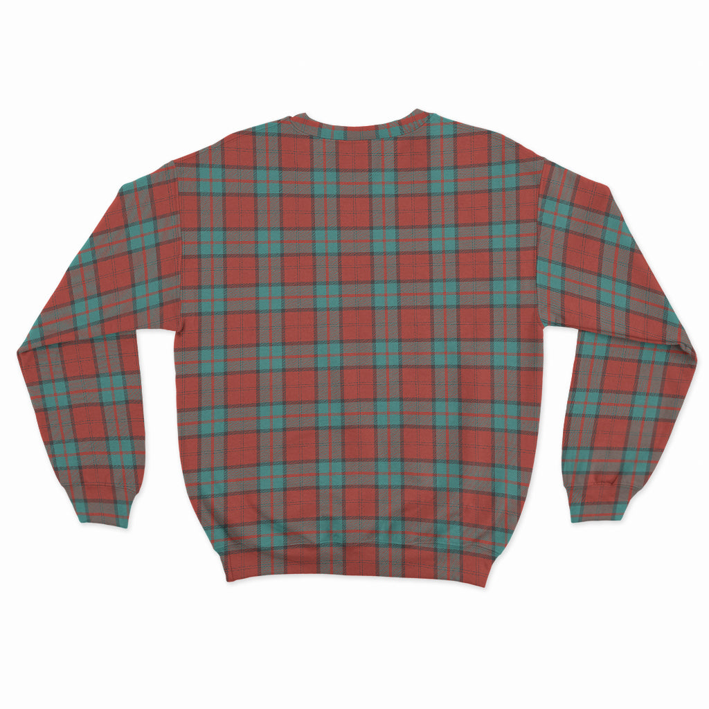 Dunbar Ancient Tartan Sweatshirt with Family Crest - Tartan Vibes Clothing