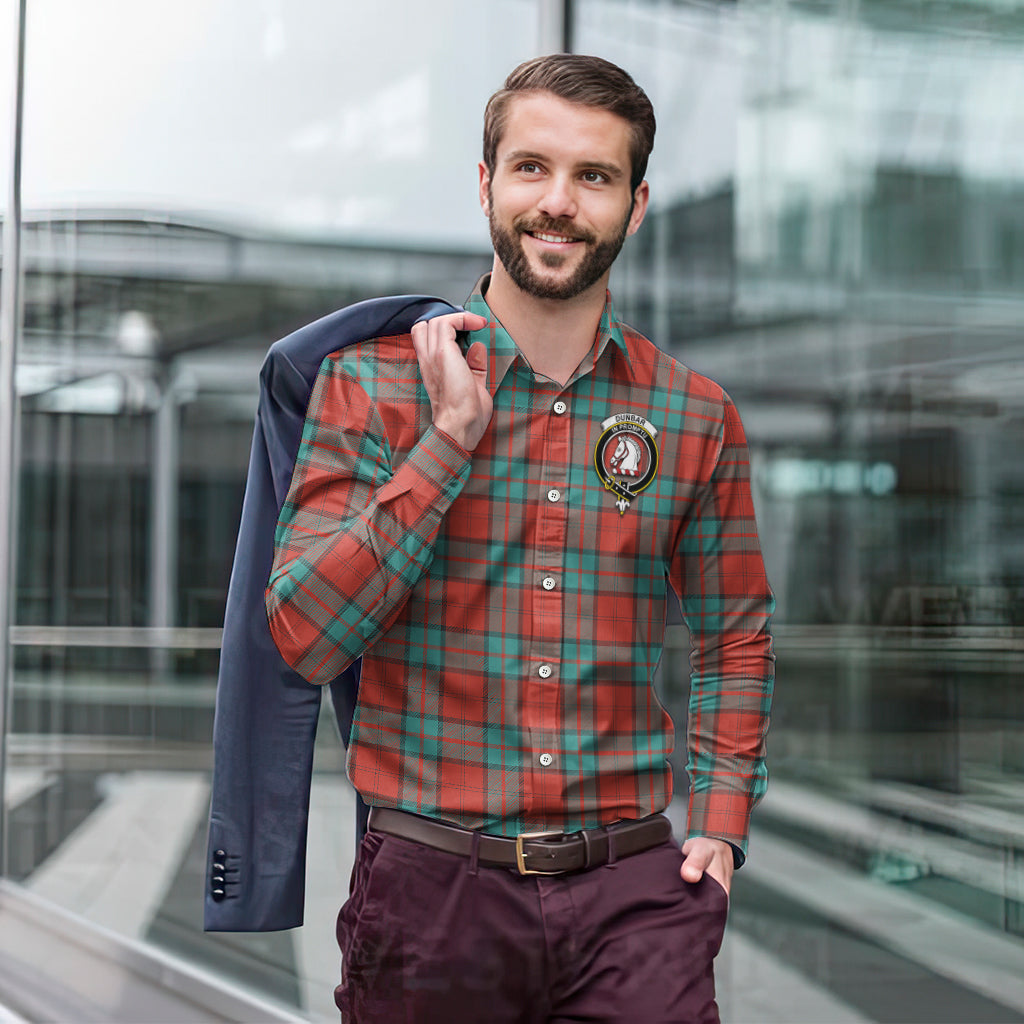 dunbar-ancient-tartan-long-sleeve-button-up-shirt-with-family-crest