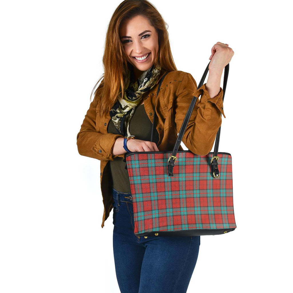 dunbar-ancient-tartan-leather-tote-bag