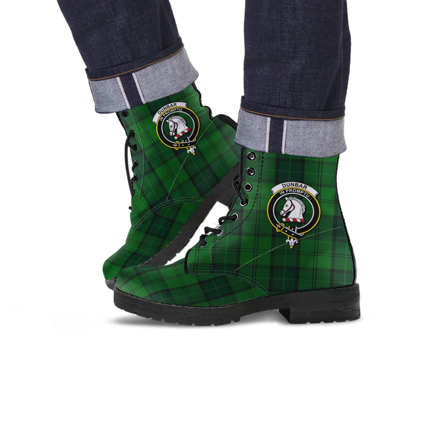 dunbar-hunting-tartan-leather-boots-with-family-crest