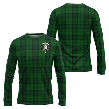 Dunbar Hunting Tartan Long Sleeve T-Shirt with Family Crest