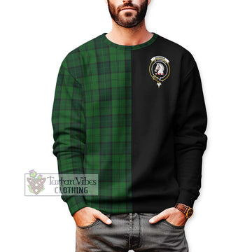 Dunbar Hunting Tartan Sweatshirt with Family Crest and Half Of Me Style