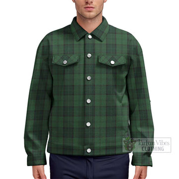 Dunbar Hunting Tartan Unisex Lapel Cotton Jacket