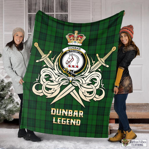 Tartanforlife Dunbar Clan Badge online Tartan Blanket