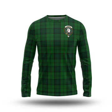 Dunbar Hunting Tartan Long Sleeve T-Shirt with Family Crest