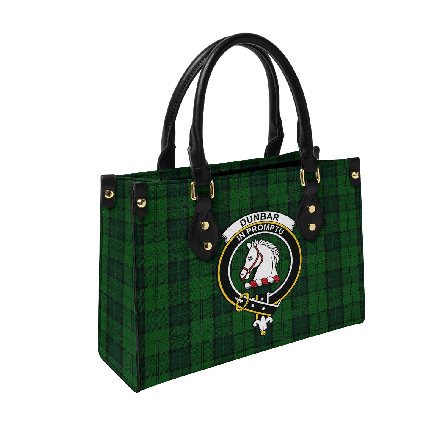 dunbar-hunting-tartan-leather-bag-with-family-crest