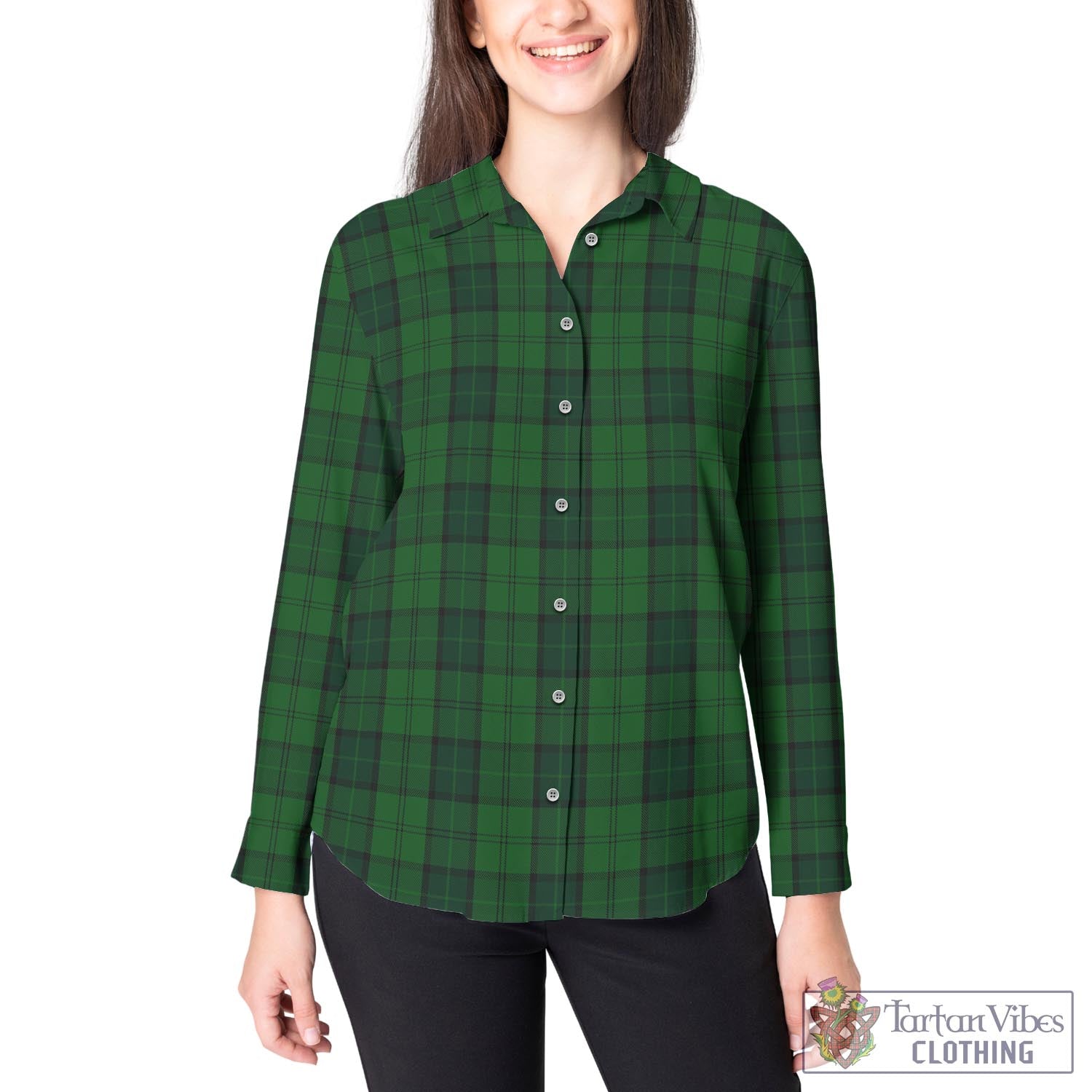 Dunbar Hunting Tartan Womens Casual Shirt