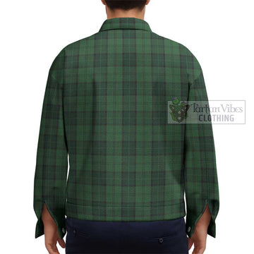 Dunbar Hunting Tartan Unisex Lapel Cotton Jacket