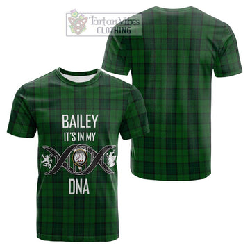 Dunbar Hunting Tartan Cotton T-shirt with Family Crest DNA In Me Style