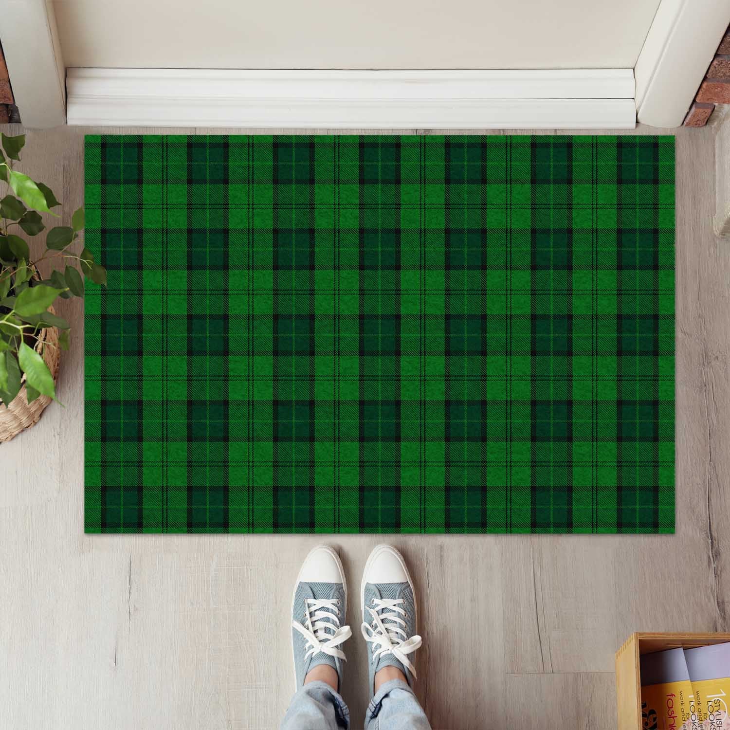 Dunbar Hunting Tartan Door Mat - Tartanvibesclothing