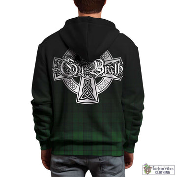 Dunbar Hunting Tartan Hoodie Featuring Alba Gu Brath Family Crest Celtic Inspired