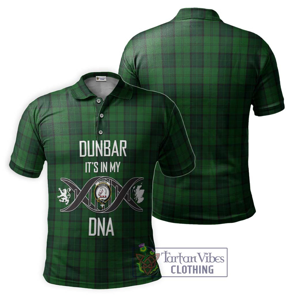 Dunbar Hunting Tartan Polo Shirt with Family Crest DNA In Me Style - Tartanvibesclothing Shop