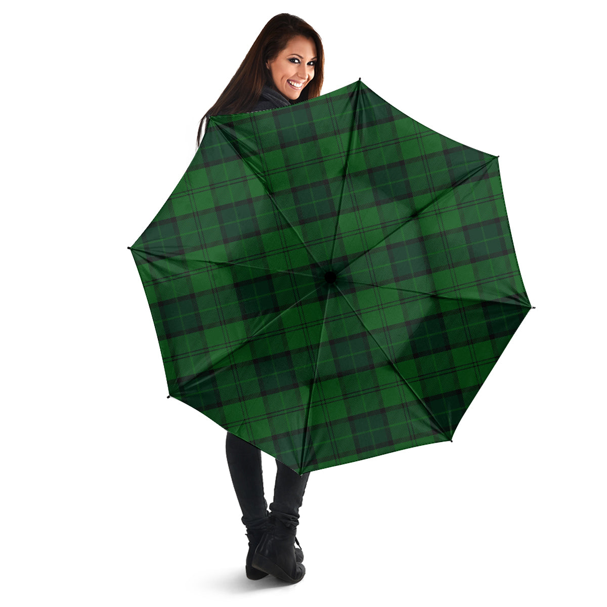 Dunbar Hunting Tartan Umbrella - Tartanvibesclothing