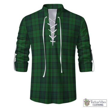 Dunbar Hunting Tartan Men's Scottish Traditional Jacobite Ghillie Kilt Shirt