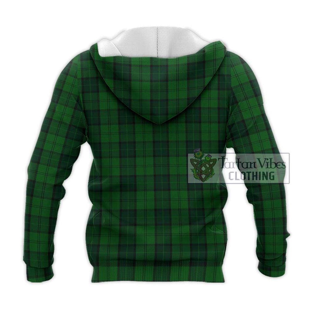 Dunbar Hunting Tartan Knitted Hoodie with Family Crest DNA In Me Style - Tartanvibesclothing Shop